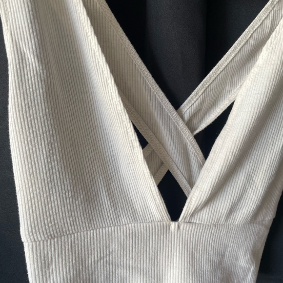 🎄Buy2Get1Free🎄SHEIN white cross tank - Picture 2 of 3